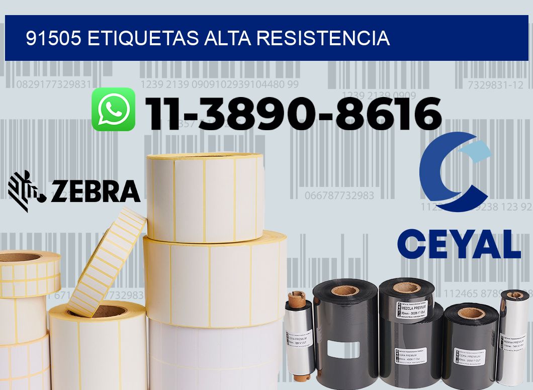 91505 etiquetas alta resistencia