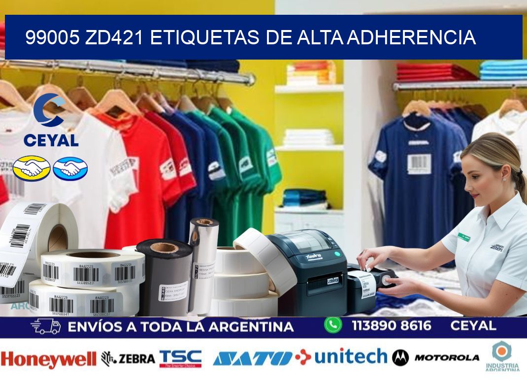 99005 zd421 etiquetas de alta adherencia