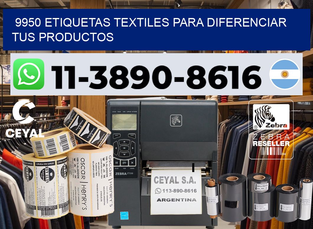 9950 Etiquetas textiles para diferenciar tus productos