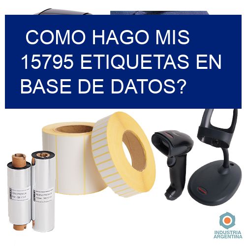 como hago mis 15795 etiquetas en base de datos?