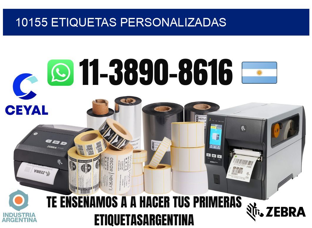 10155 etiquetas personalizadas