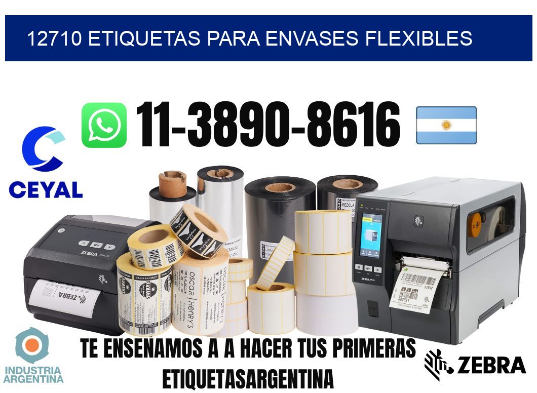 12710 Etiquetas para envases flexibles