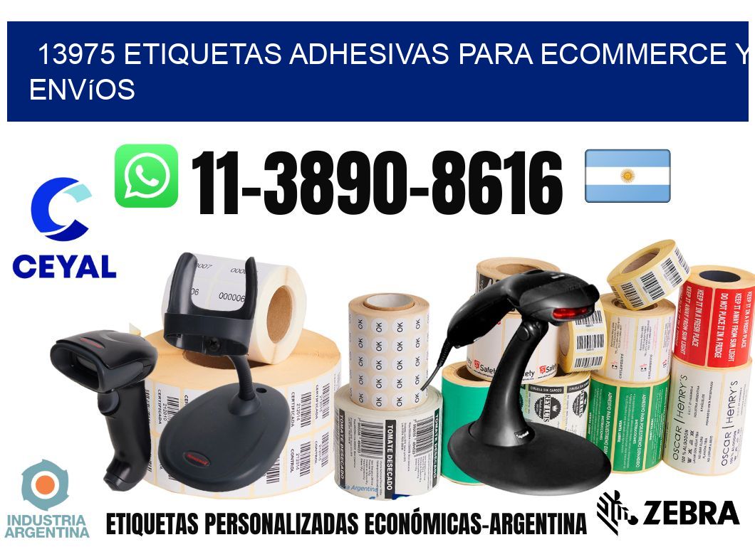 13975 Etiquetas adhesivas para ecommerce y envíos