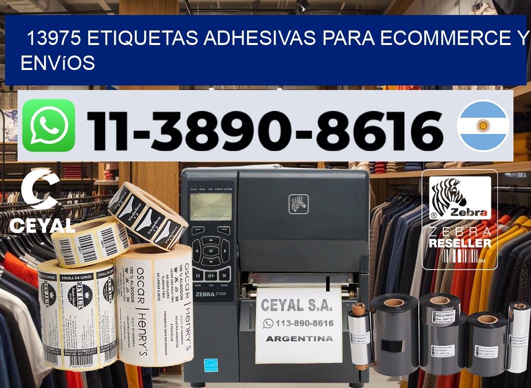 13975 Etiquetas adhesivas para ecommerce y envíos