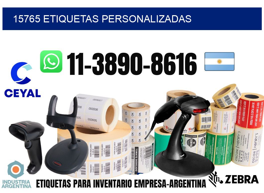 15765 etiquetas personalizadas