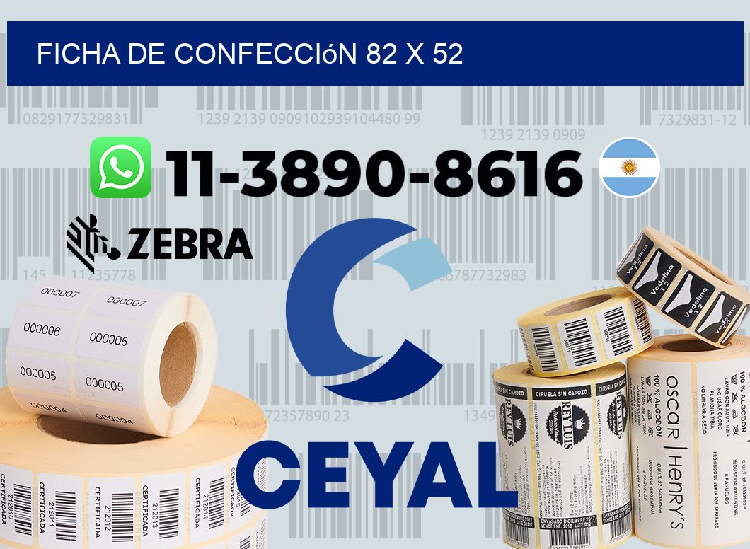 Ficha de confección 82 x 52