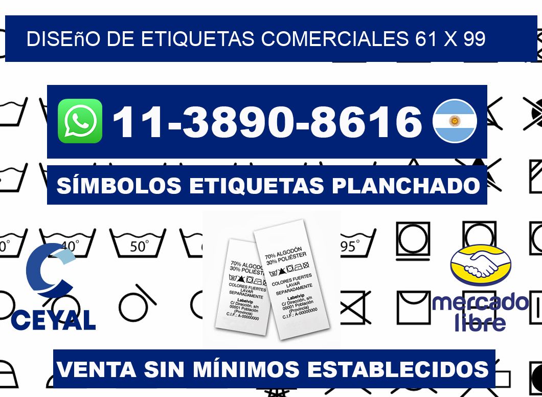 diseño de etiquetas comerciales 61 x 99