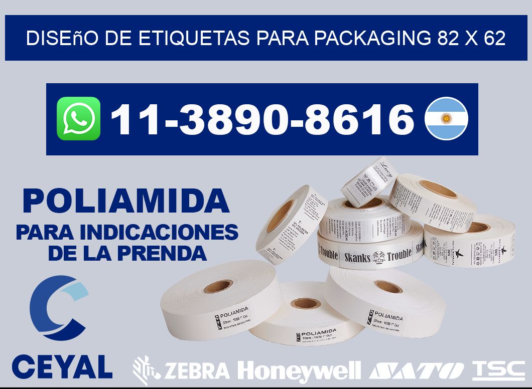 diseño de etiquetas para packaging 82 x 62