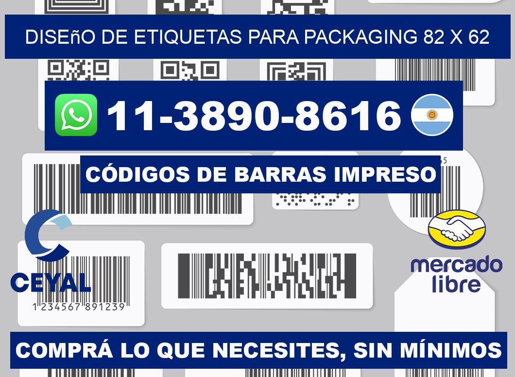 diseño de etiquetas para packaging 82 x 62