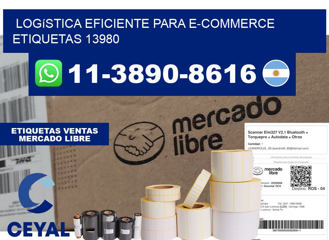 Logística eficiente para e-commerce  etiquetas 13980