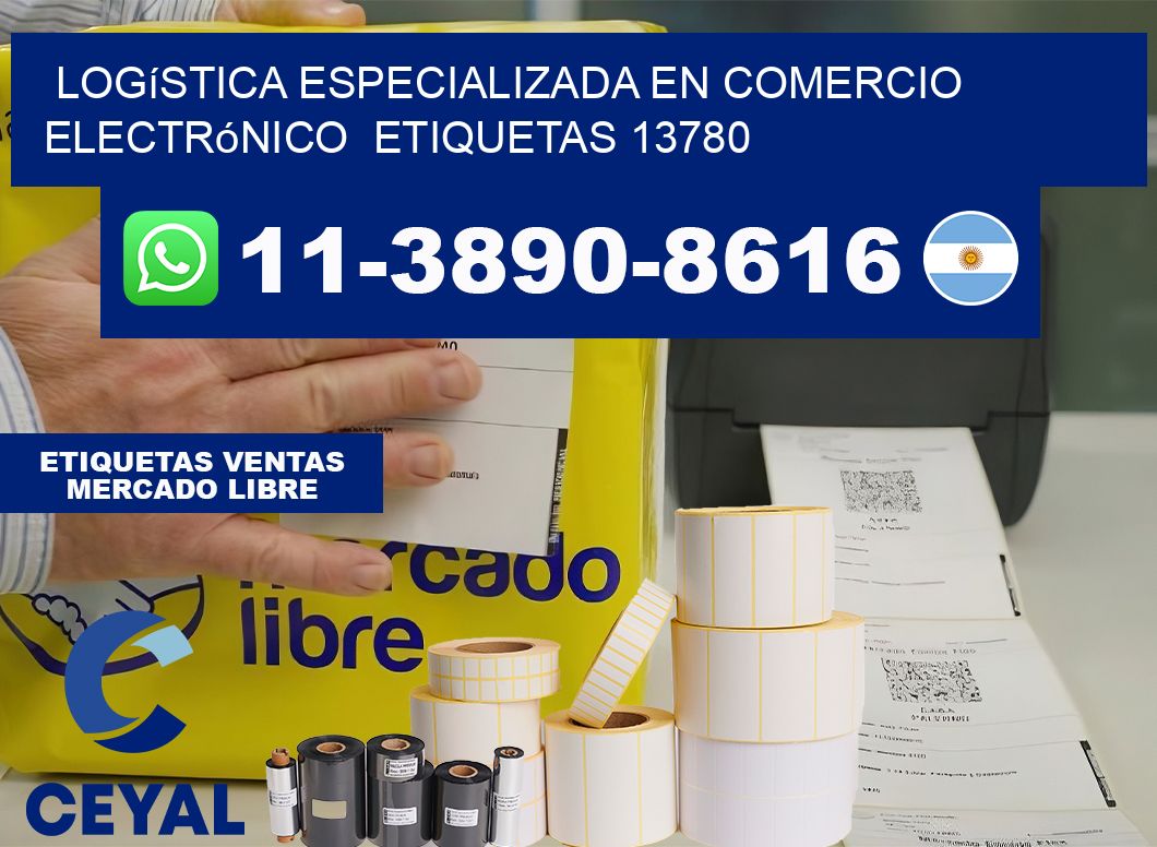 Logística especializada en comercio electrónico  etiquetas 13780