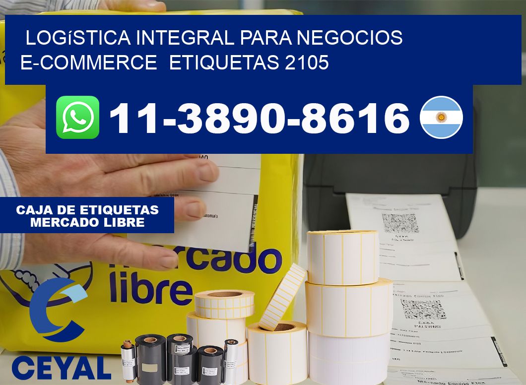 Logística integral para negocios e-commerce  etiquetas 2105