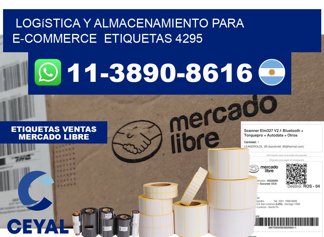 Logística y almacenamiento para e-commerce  etiquetas 4295