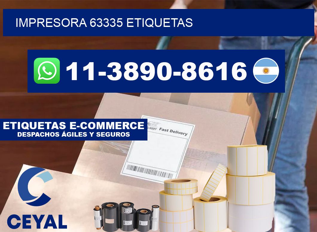 impresora 63335 etiquetas