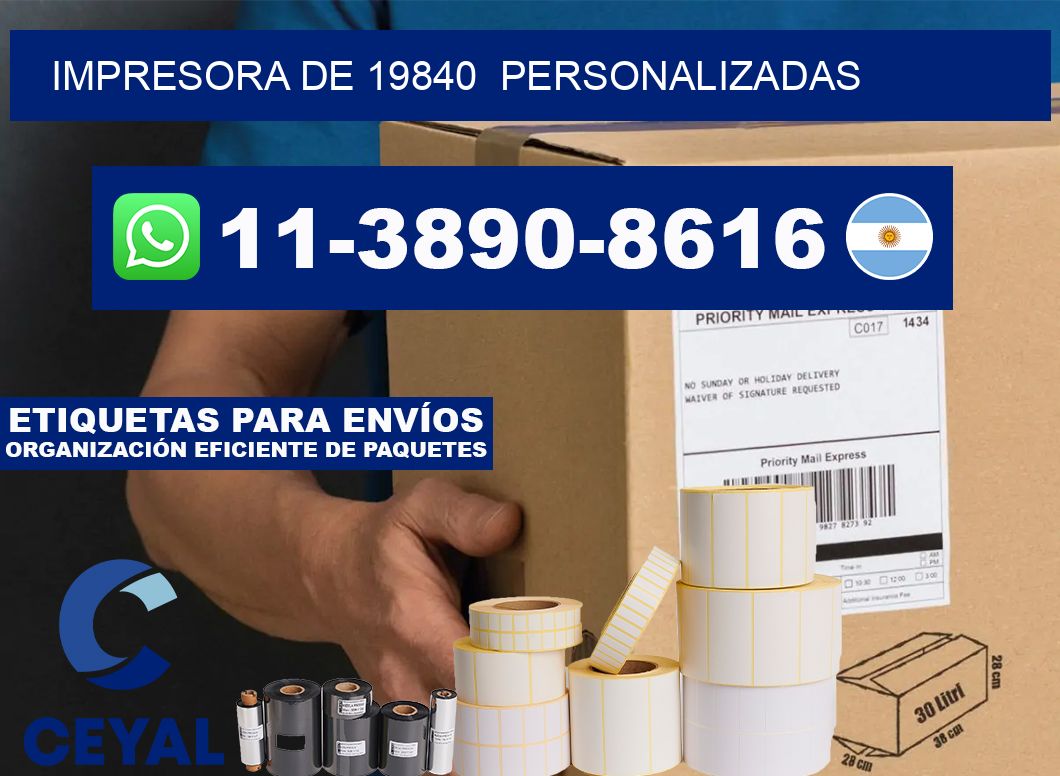 impresora de 19840  personalizadas