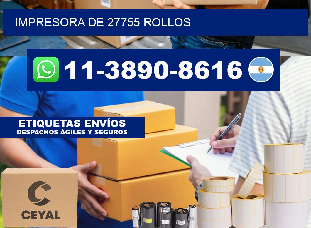 impresora de 27755 rollos
