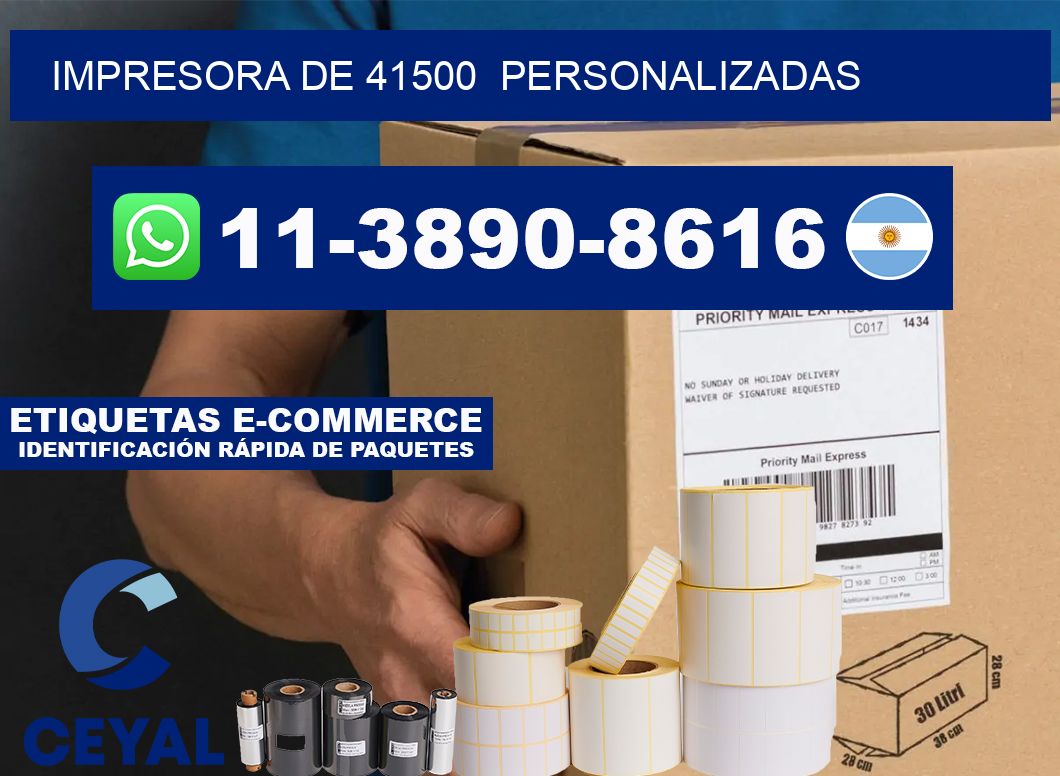 impresora de 41500  personalizadas