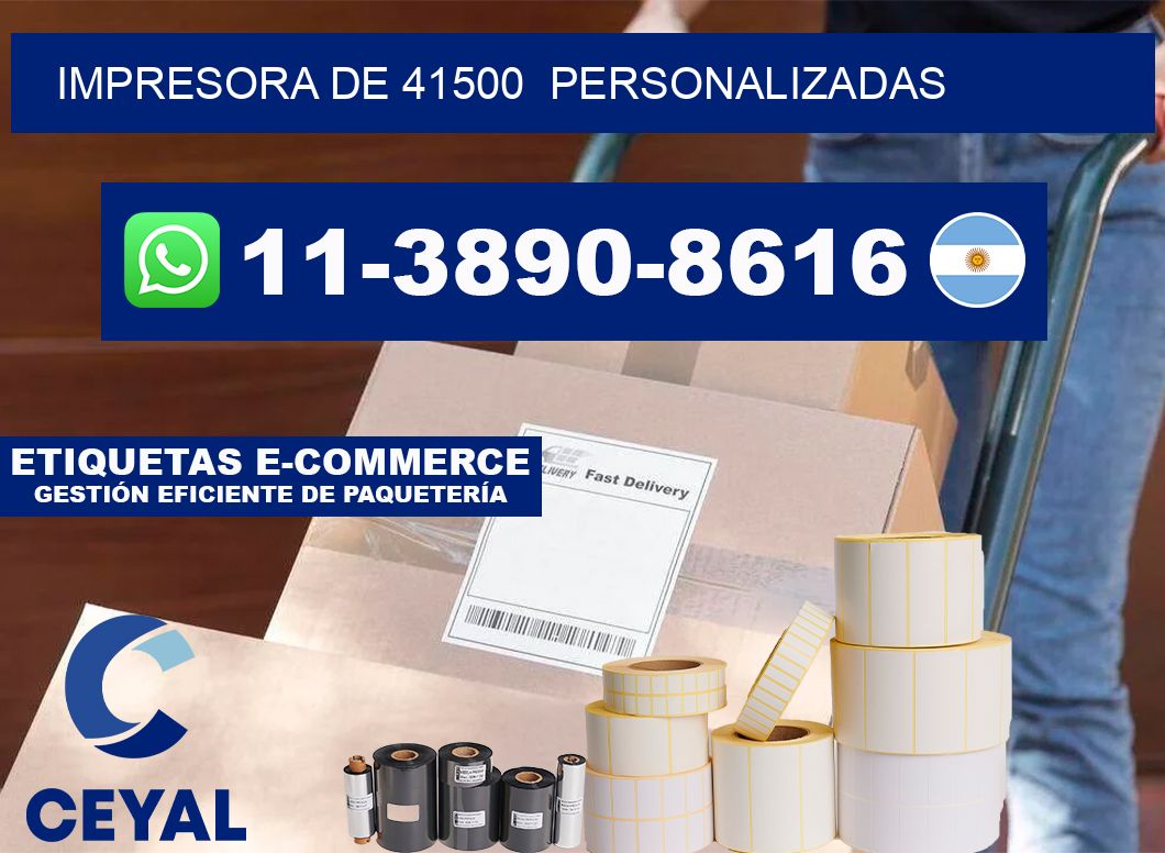 impresora de 41500  personalizadas