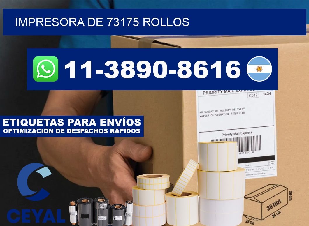 impresora de 73175 rollos