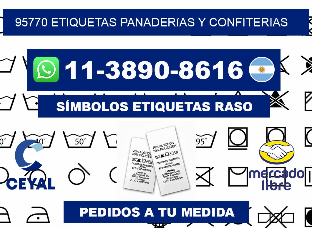 95770 etiquetas panaderías y confiterias