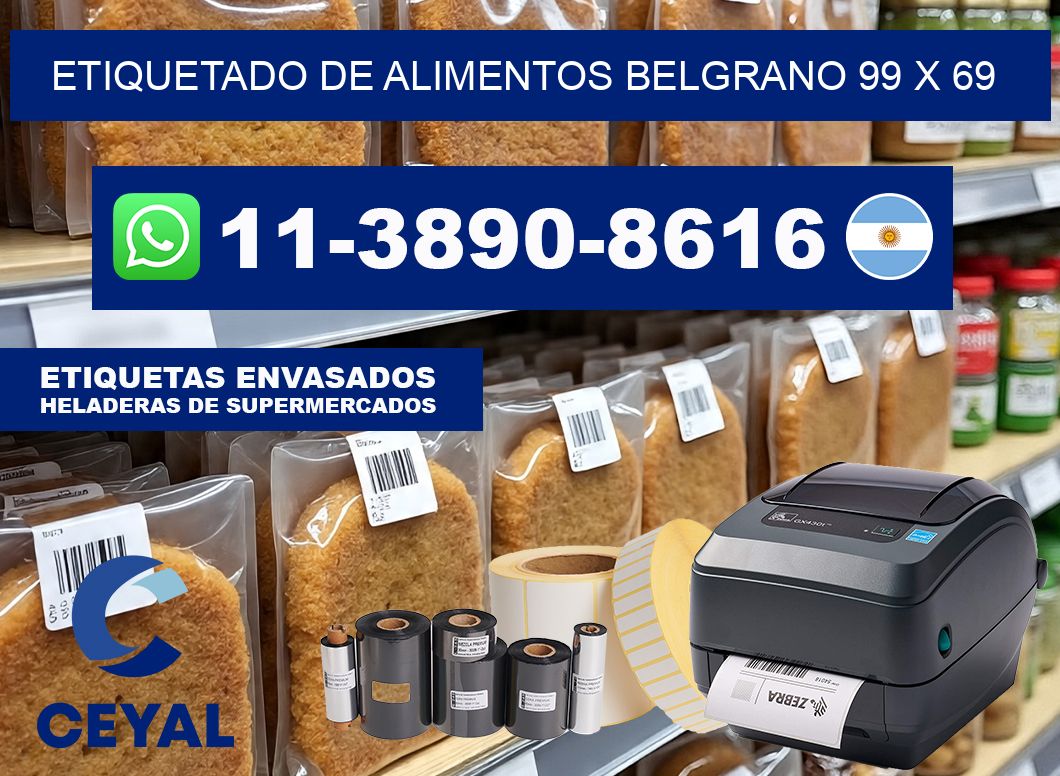 Etiquetado de alimentos belgrano 99 x 69