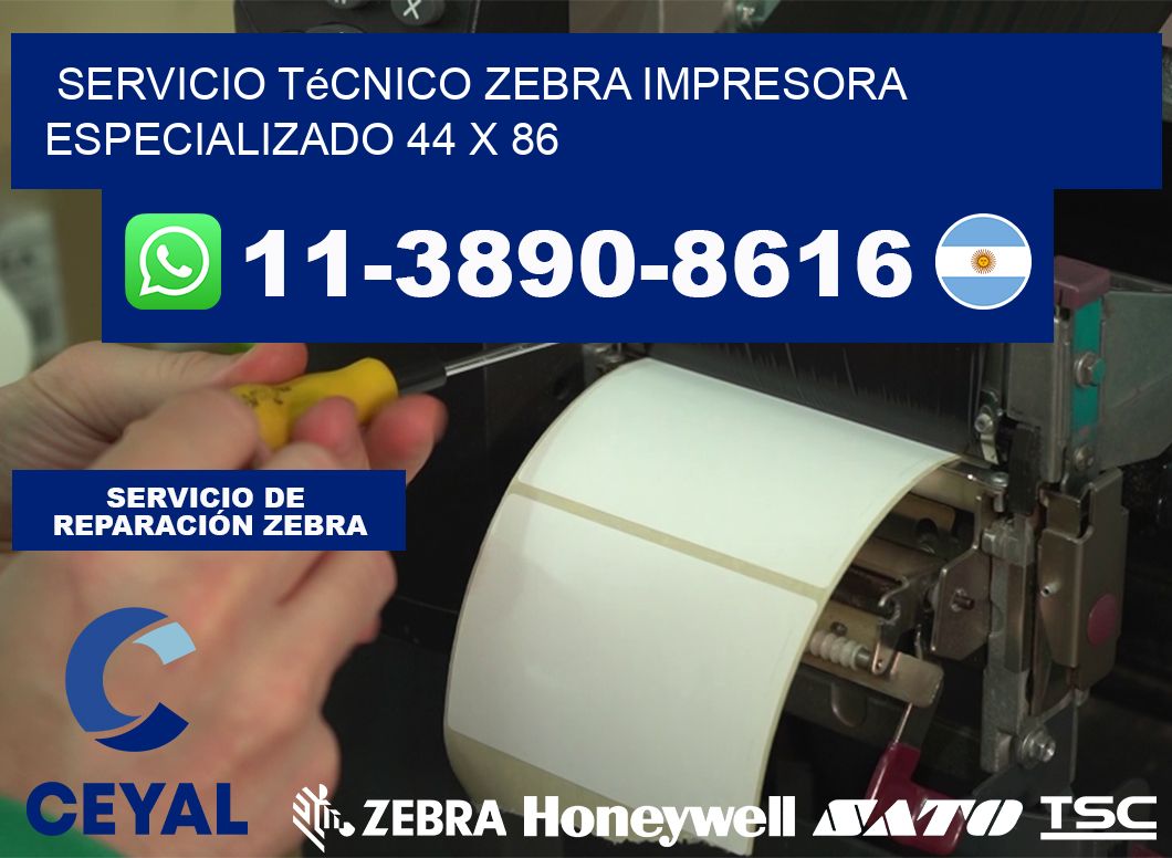 Servicio Técnico Zebra Impresora Especializado 44 x 86