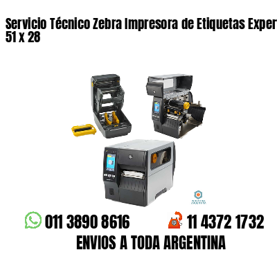 Servicio Técnico Zebra Impresora de Etiquetas Experto 51 x 28