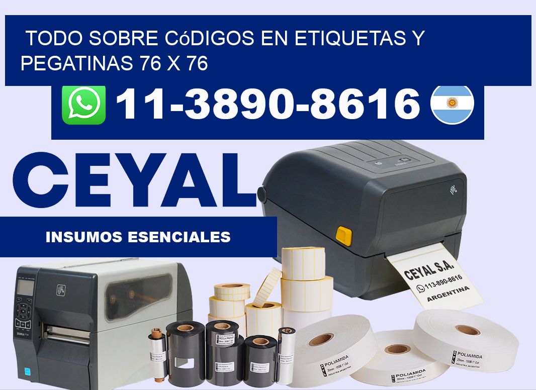 Todo sobre códigos en etiquetas y pegatinas 76 x 76