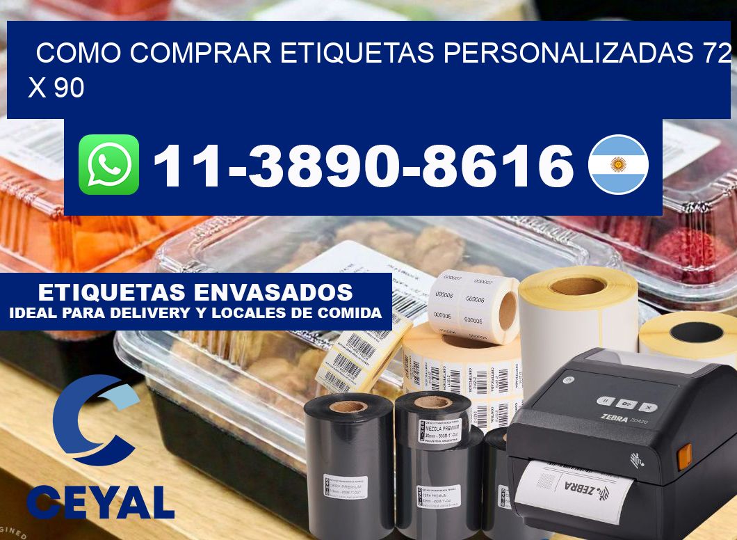 como comprar etiquetas personalizadas 72 x 90