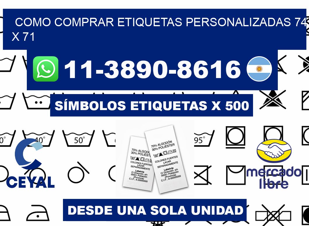 como comprar etiquetas personalizadas 74 x 71