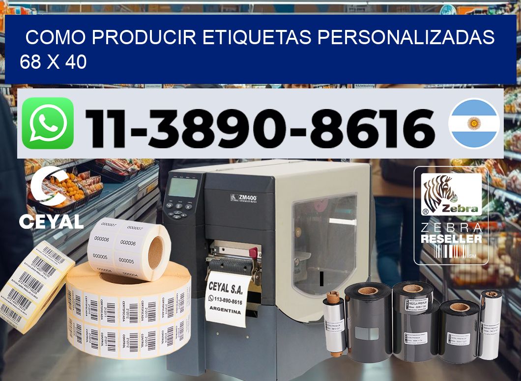 como producir etiquetas personalizadas 68 x 40