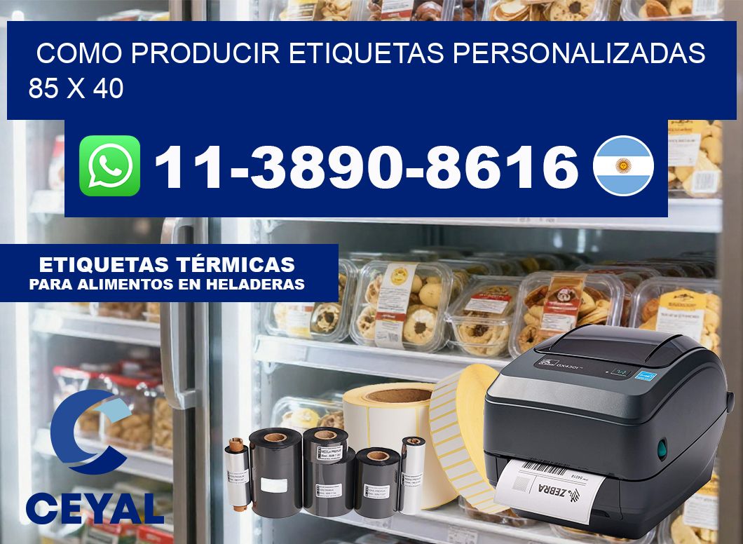 como producir etiquetas personalizadas 85 x 40
