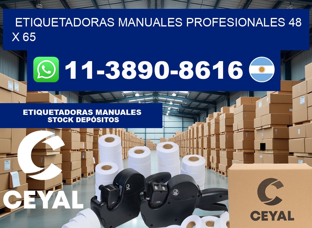 etiquetadoras manuales profesionales 48 x 65