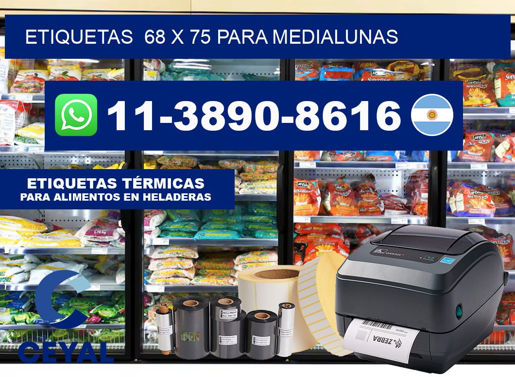 etiquetas  68 x 75 para Medialunas