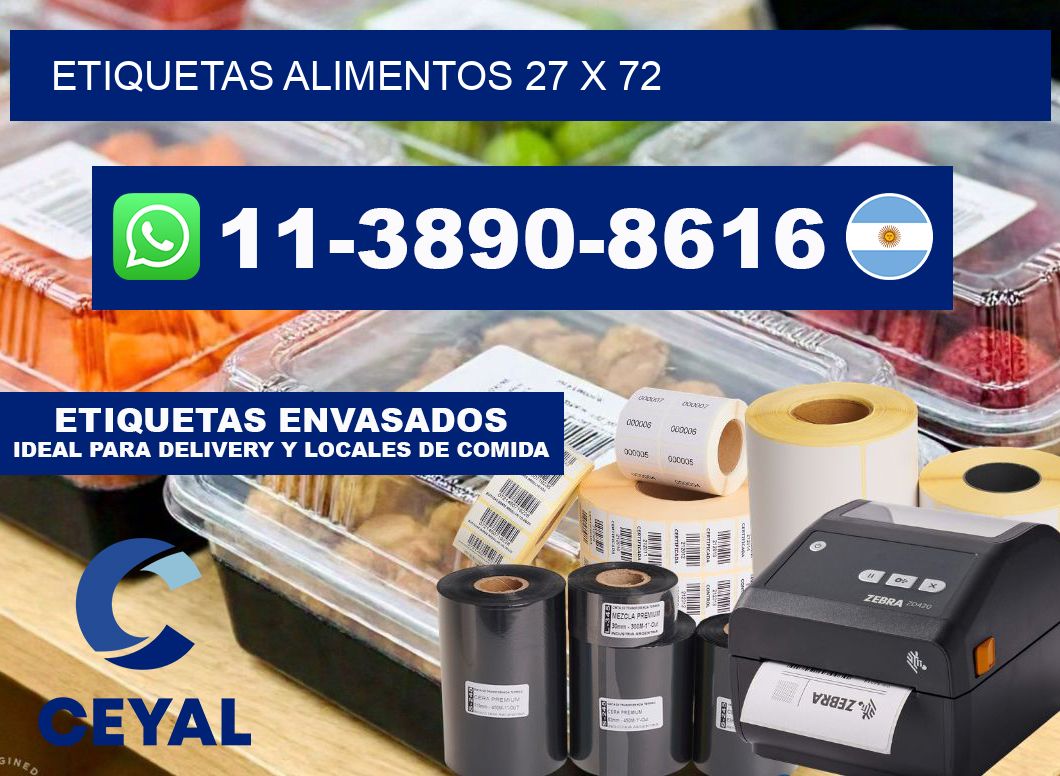 etiquetas alimentos 27 x 72