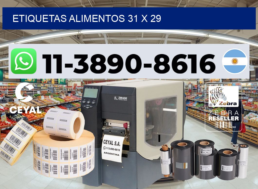 etiquetas alimentos 31 x 29