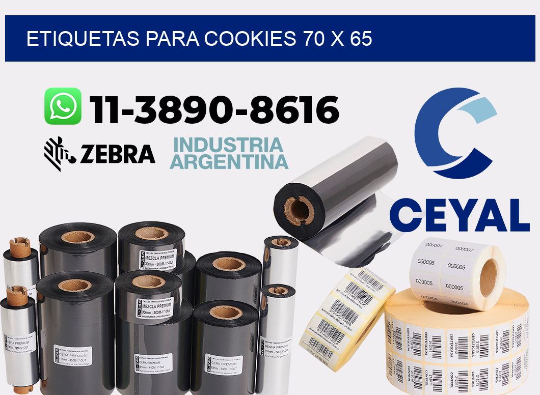 etiquetas para Cookies 70 x 65