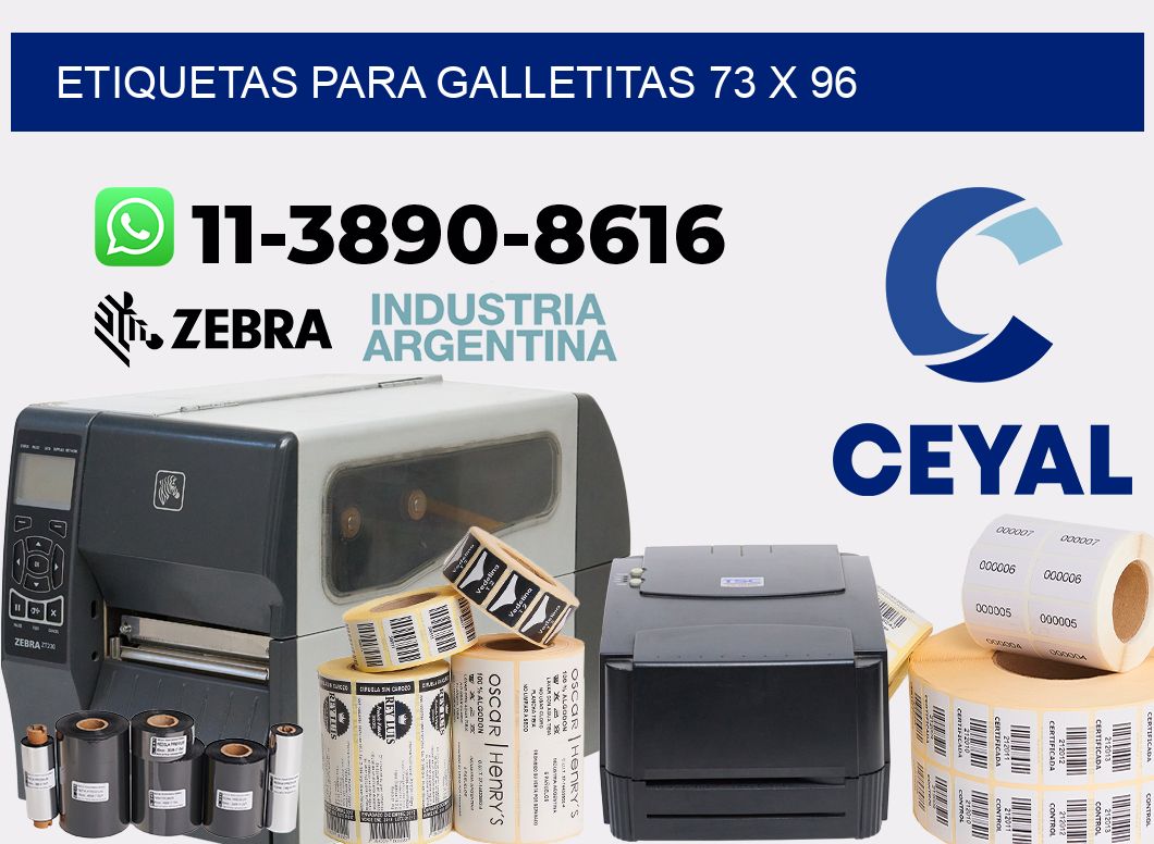 etiquetas para Galletitas 73 x 96