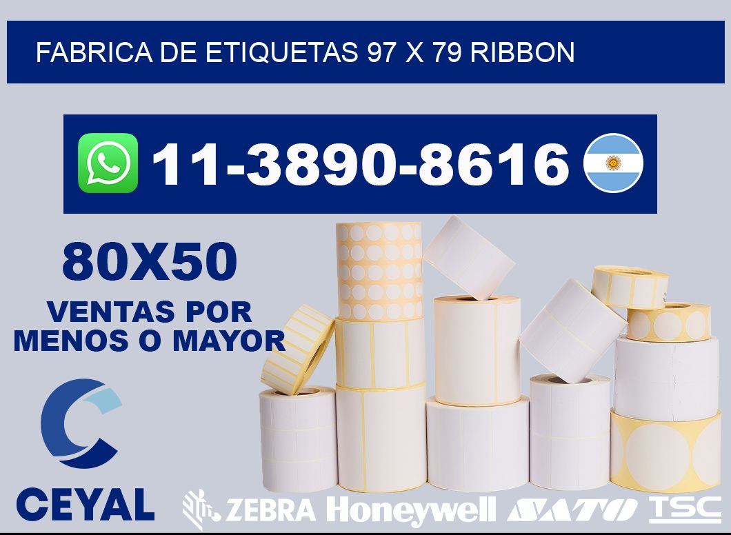 fabrica de etiquetas 97 x 79 ribbon
