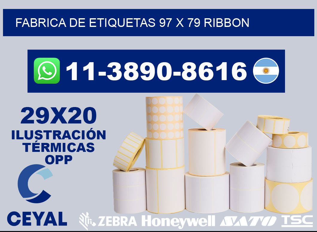 fabrica de etiquetas 97 x 79 ribbon