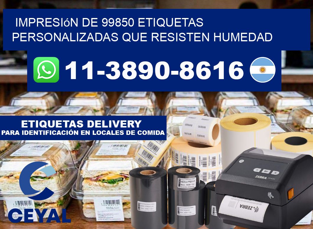 impresión de 99850 etiquetas personalizadas que resisten humedad