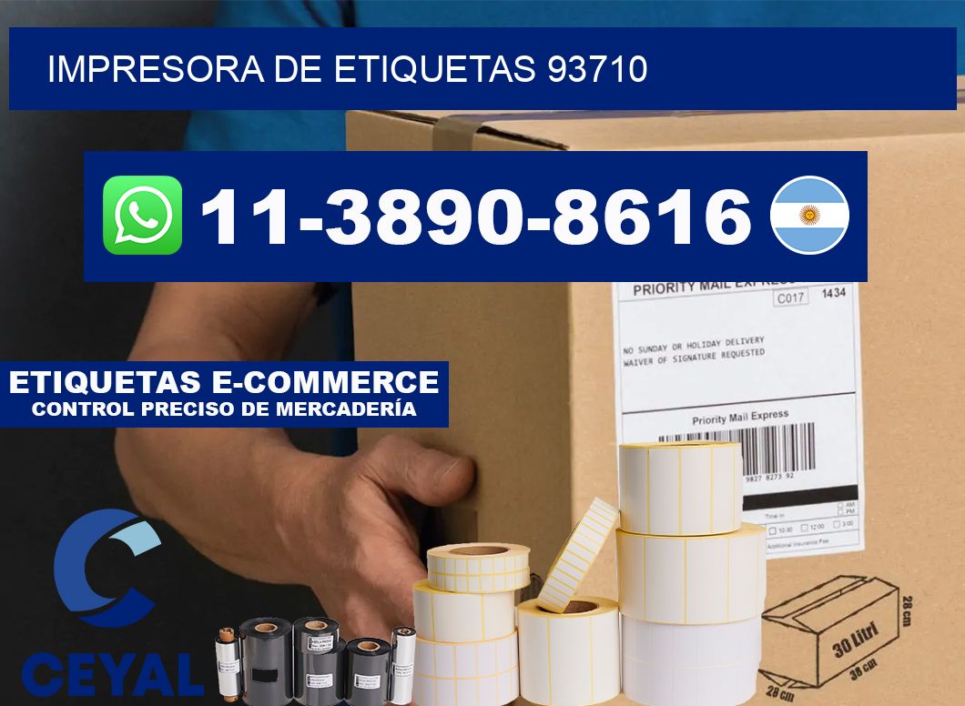 impresora de etiquetas 93710