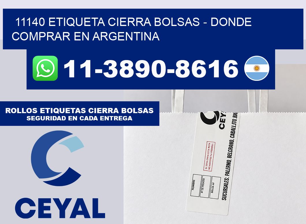 11140 etiqueta Cierra Bolsas – Donde Comprar en Argentina