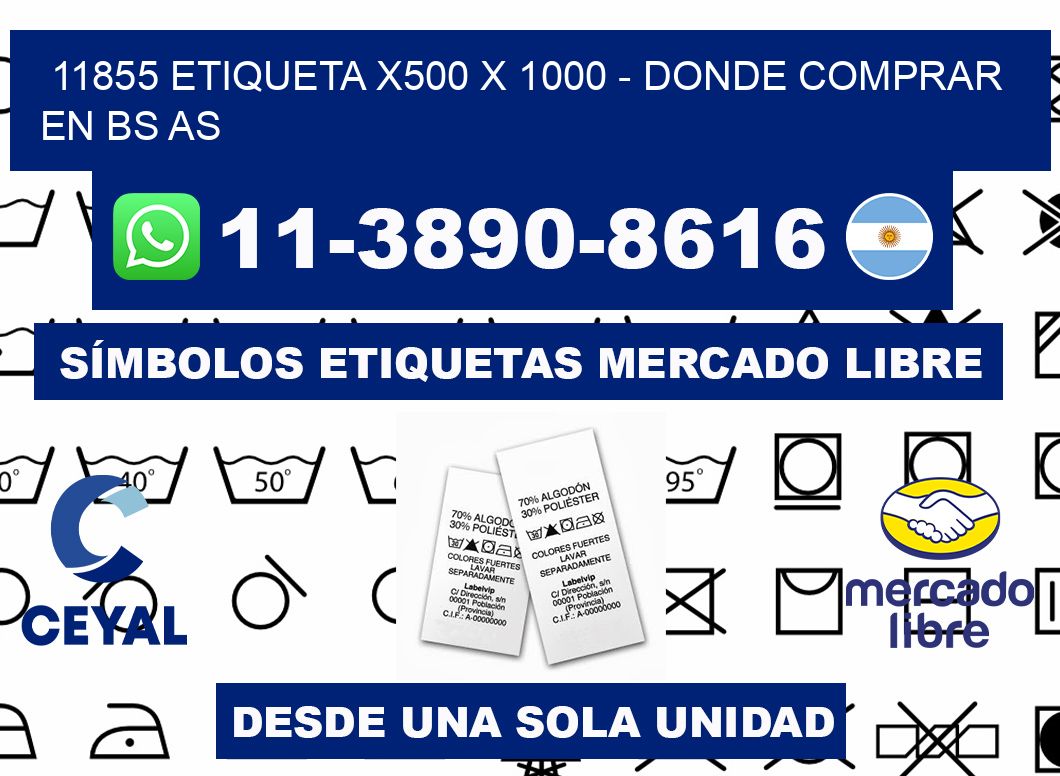 11855 etiqueta x500 x 1000 - Donde Comprar en bs as