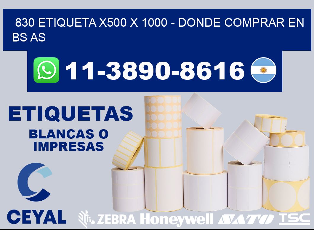 830 etiqueta x500 x 1000 - Donde Comprar en bs as