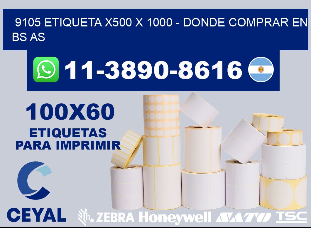 9105 etiqueta x500 x 1000 - Donde Comprar en bs as