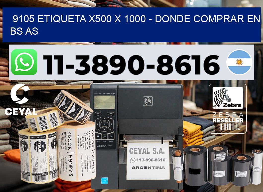 9105 etiqueta x500 x 1000 – Donde Comprar en bs as