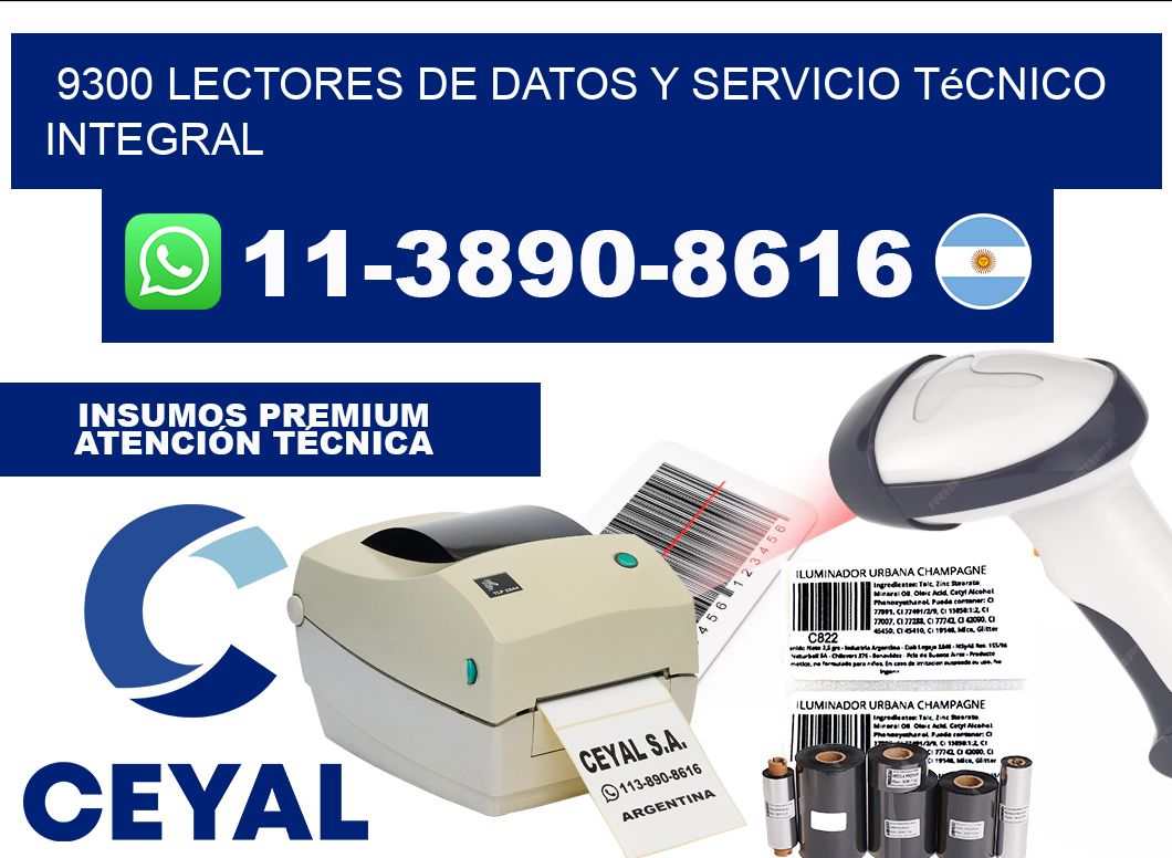 9300 Lectores de Datos y Servicio Técnico Integral