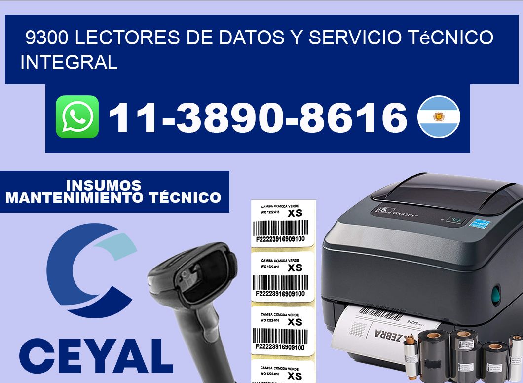 9300 Lectores de Datos y Servicio Técnico Integral