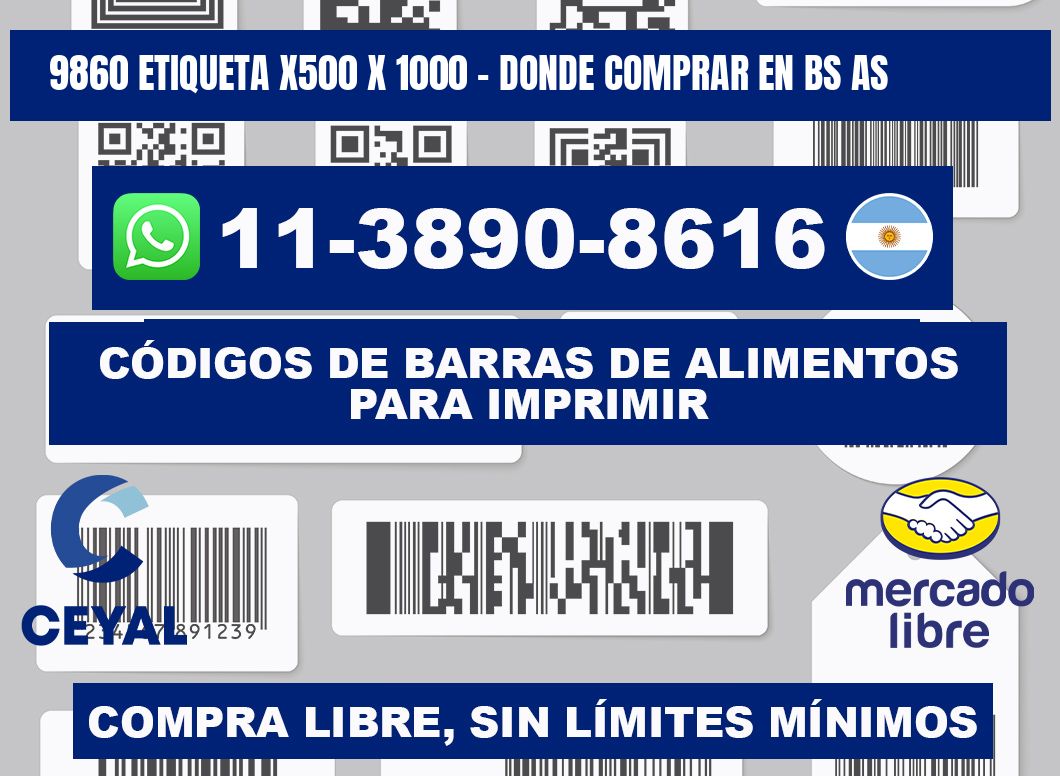 9860 etiqueta x500 x 1000 - Donde Comprar en bs as